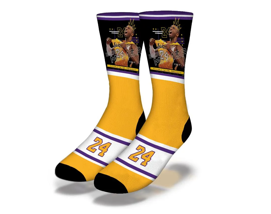 SAVVY SOX x RETRO KINGS MAMBA GOLD SOCKS