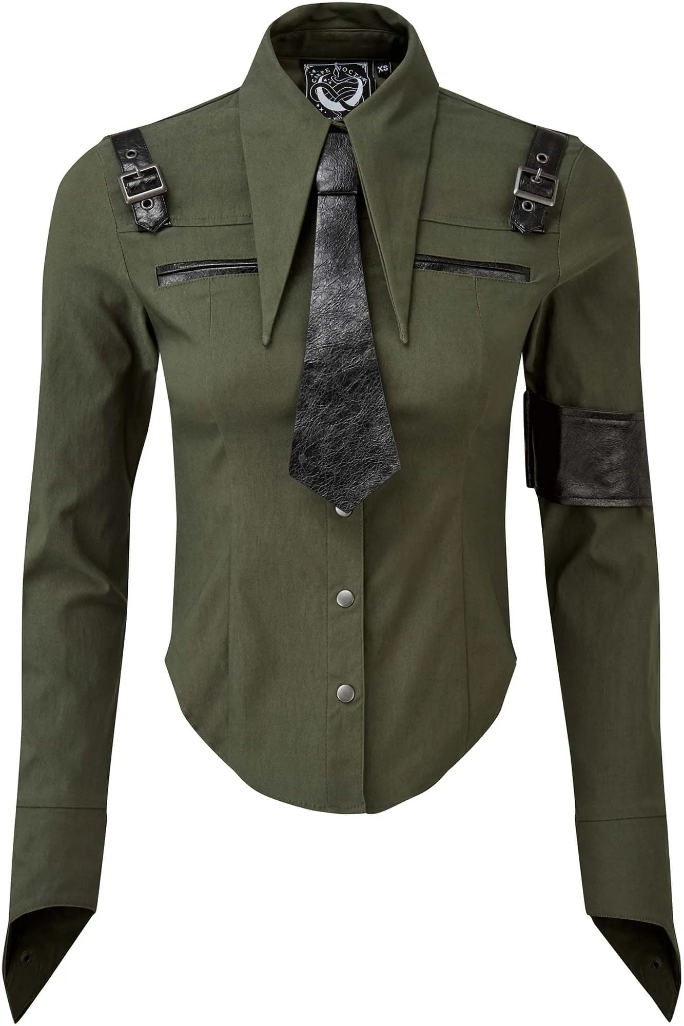 Secret Mission Button-Up Shirt [KHAKI] - Resurrect