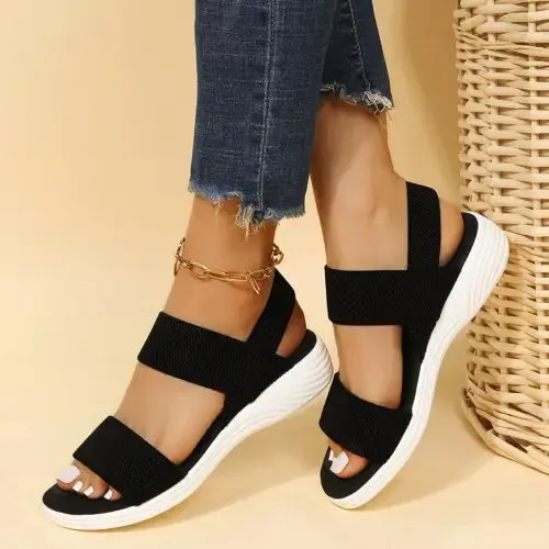 Sleek Rubber Sandals