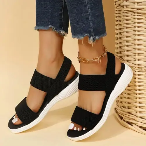 Sleek Rubber Sandals