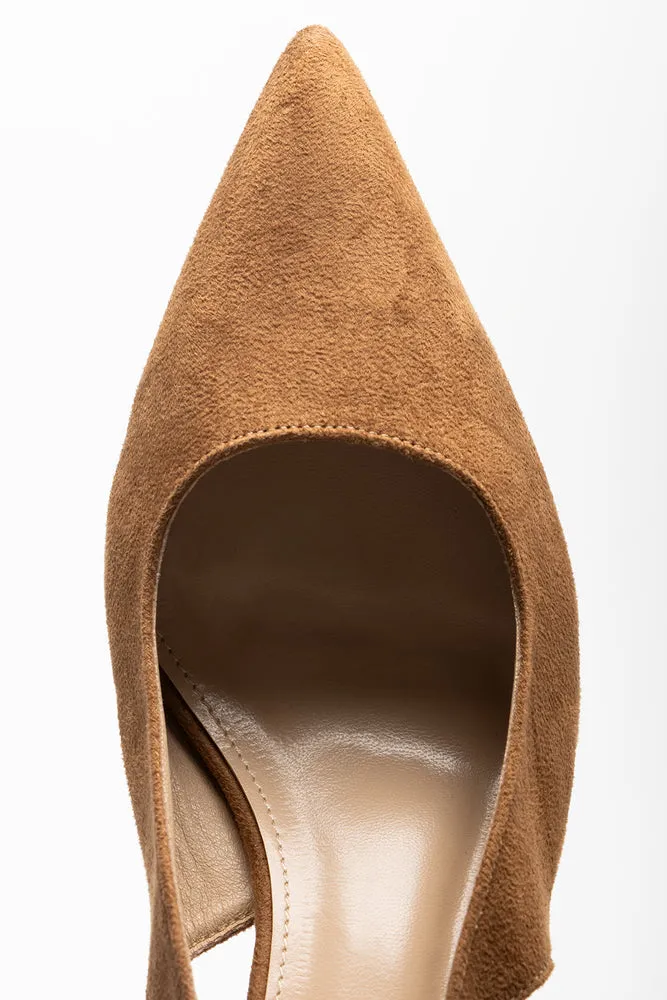 Slingback Heel Brown