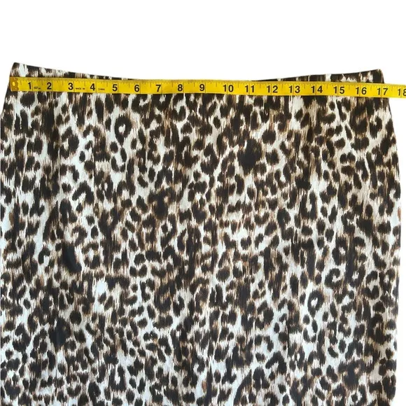 SoCa by St. John Leopard Print Pencil Skirt - Size 12