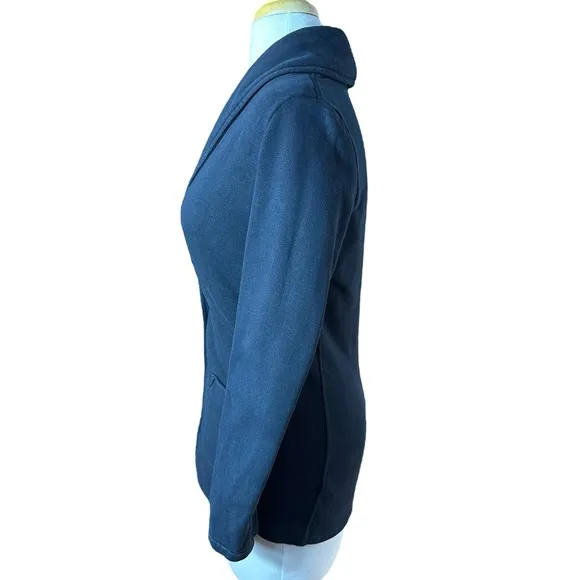 Standard James Perse Single Front Closure Cardigan Terry Shawl Knit Blazer
