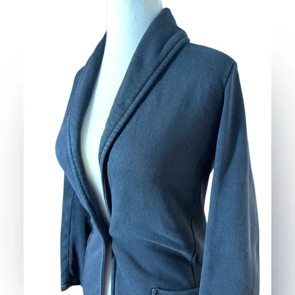 Standard James Perse Single Front Closure Cardigan Terry Shawl Knit Blazer