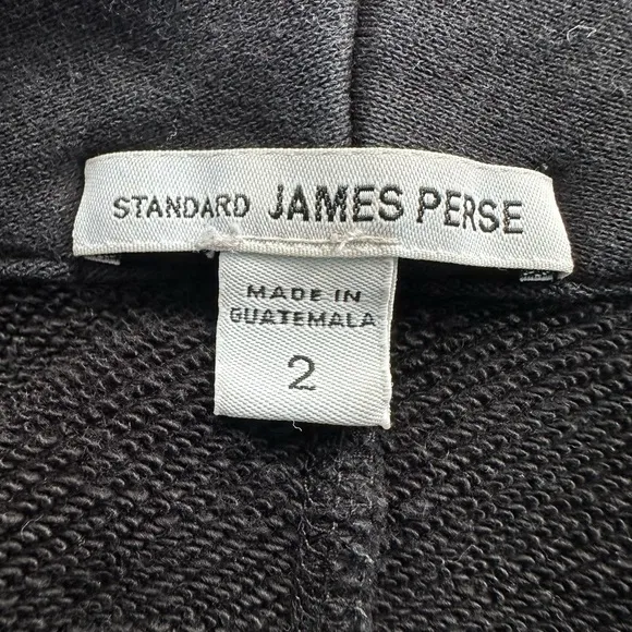 Standard James Perse Single Front Closure Cardigan Terry Shawl Knit Blazer