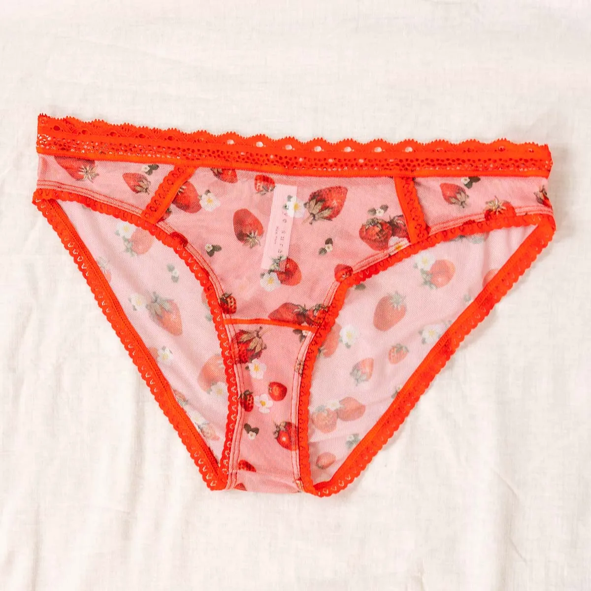 Strawberries & Cream Printed Bikini