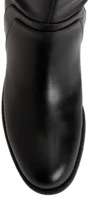 Style & Co. Womens Garrigan Faux Leather Knee-High Boots Black 7 Medium (B,M)