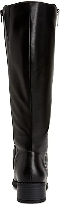 Style & Co. Womens Garrigan Faux Leather Knee-High Boots Black 7 Medium (B,M)