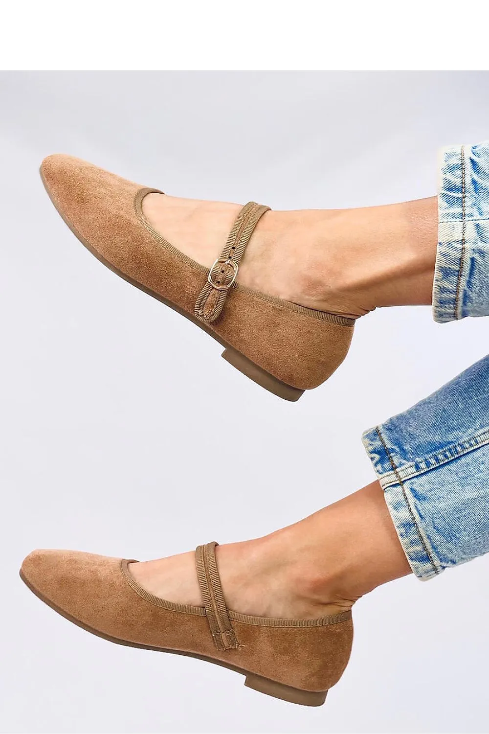 Suede Mary Jane Ballet flats