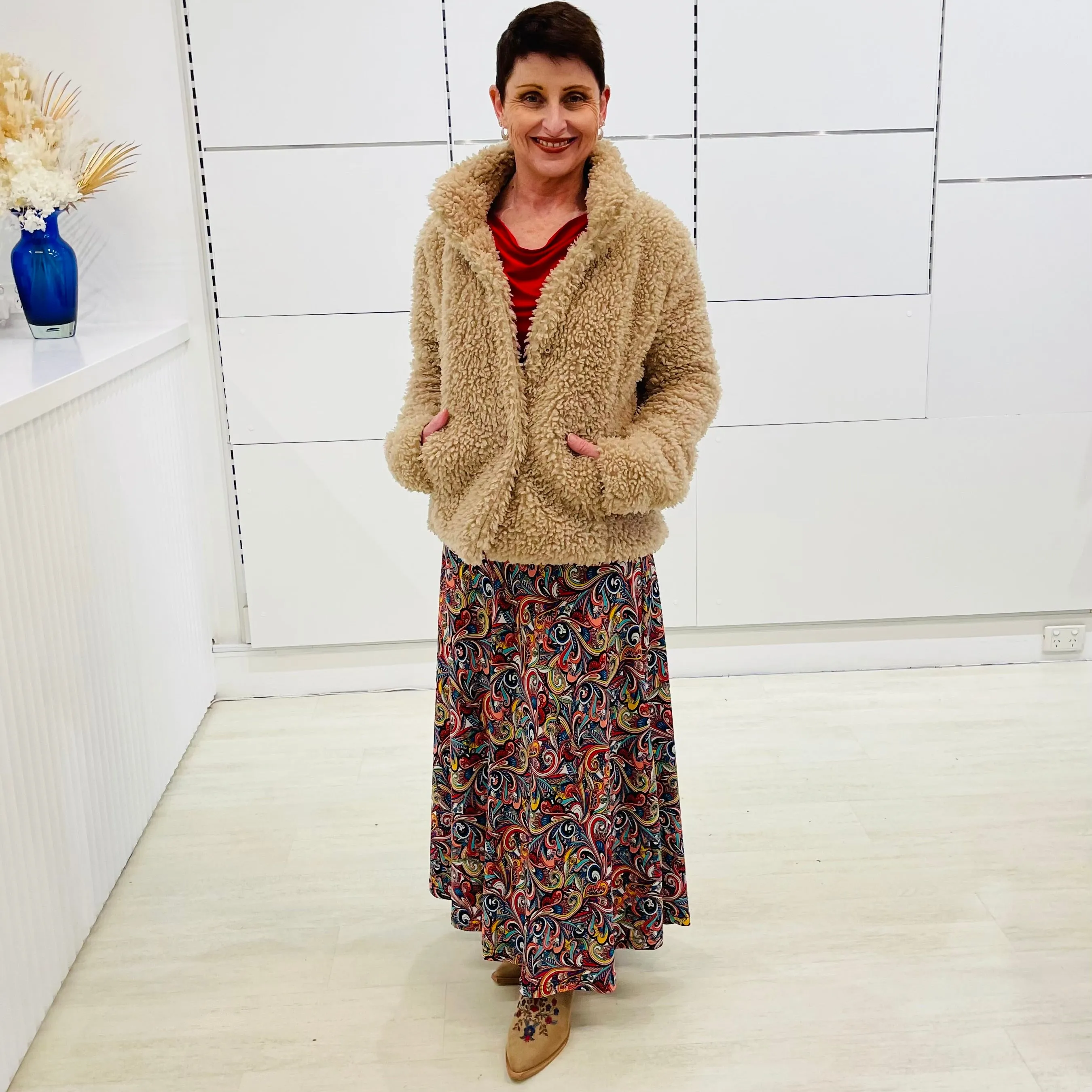 Tan Teddy Bear Jacket