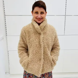 Tan Teddy Bear Jacket