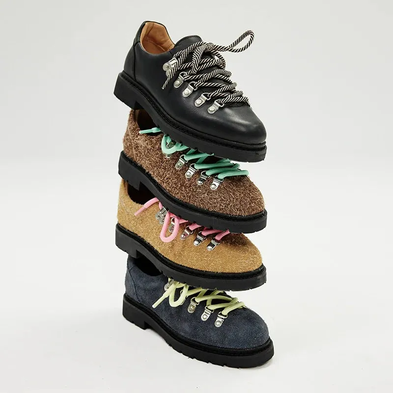 Textured Lace-up Shoes