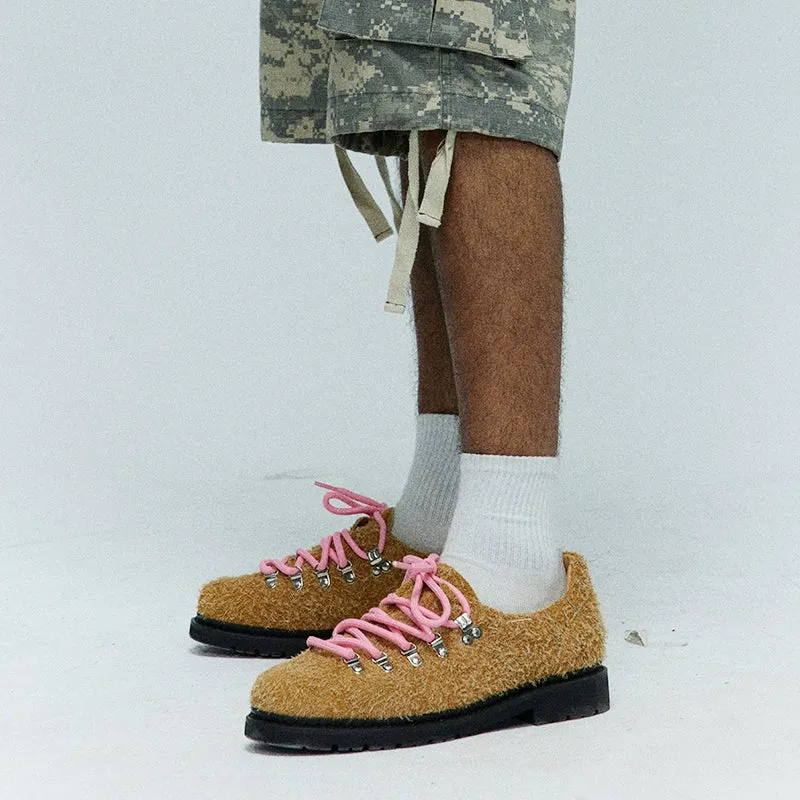 Textured Lace-up Shoes