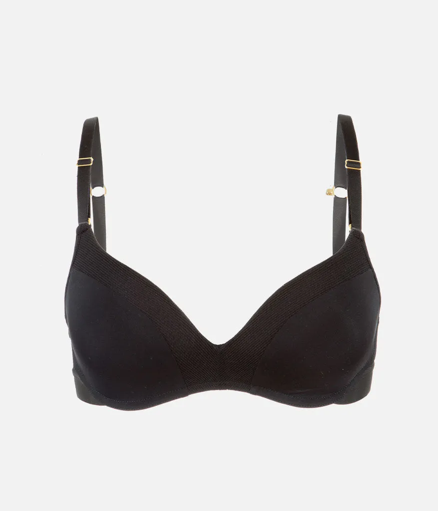 The No-Wire Push-Up: Jet Black