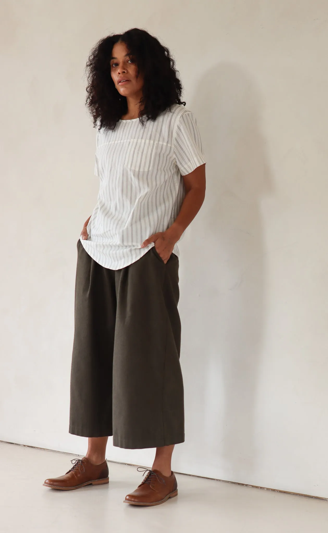 The Raconteur - Woven Tee - Cotton / Merino