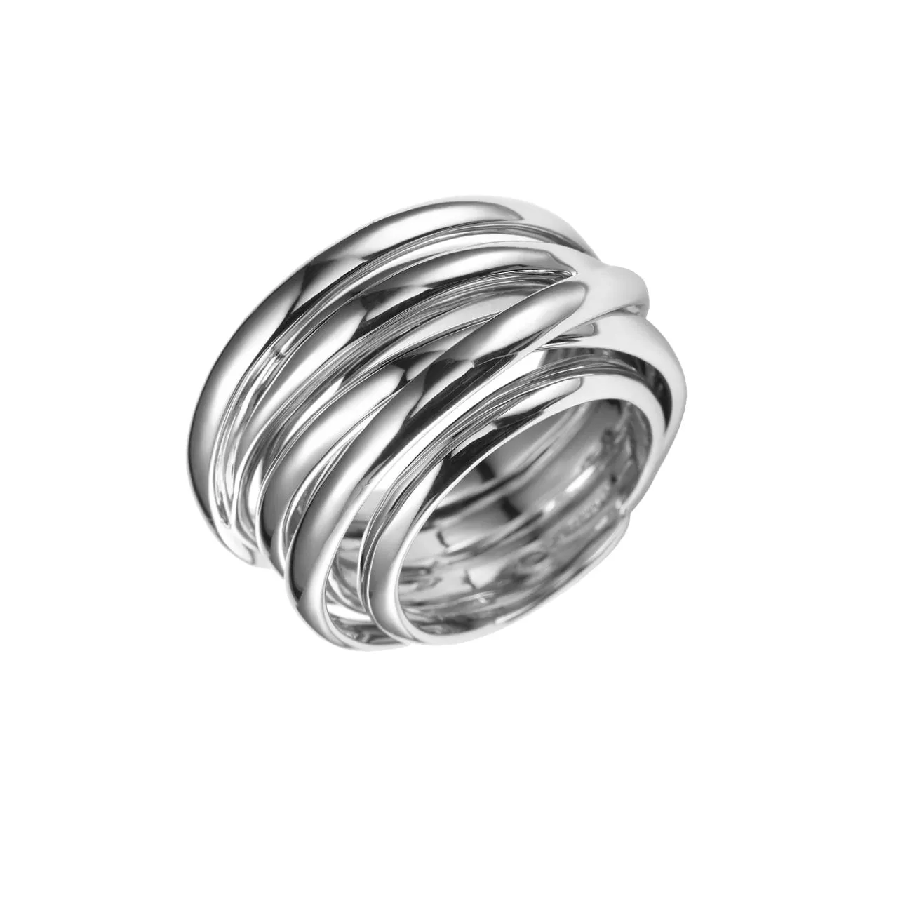 Tibet 18K White Gold Woven Ring