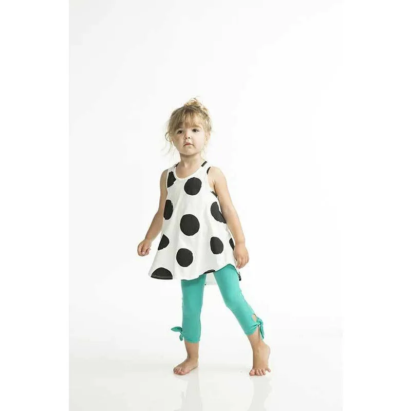 Tie-Capri Leggings | White