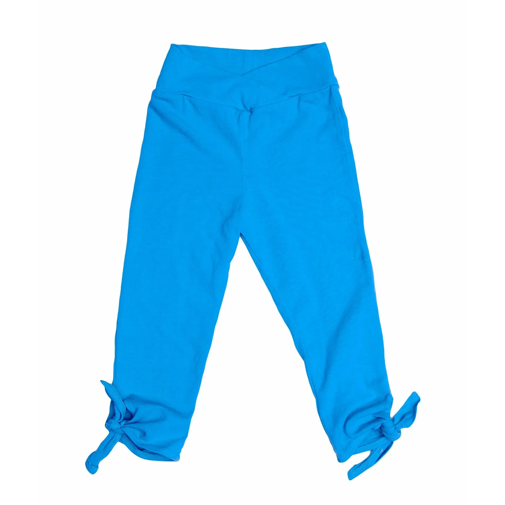 Tie-Capri Leggings | White