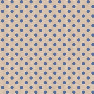 Tilda Creating Memories Fabric | Woven Polkadot | Blue