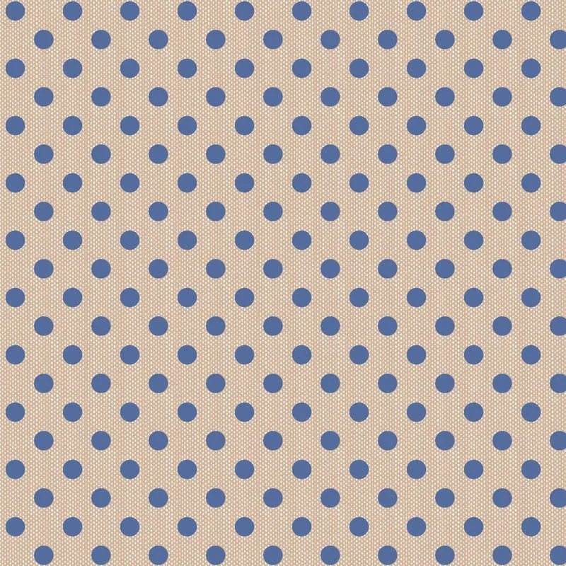 Tilda Creating Memories Fabric | Woven Polkadot | Blue