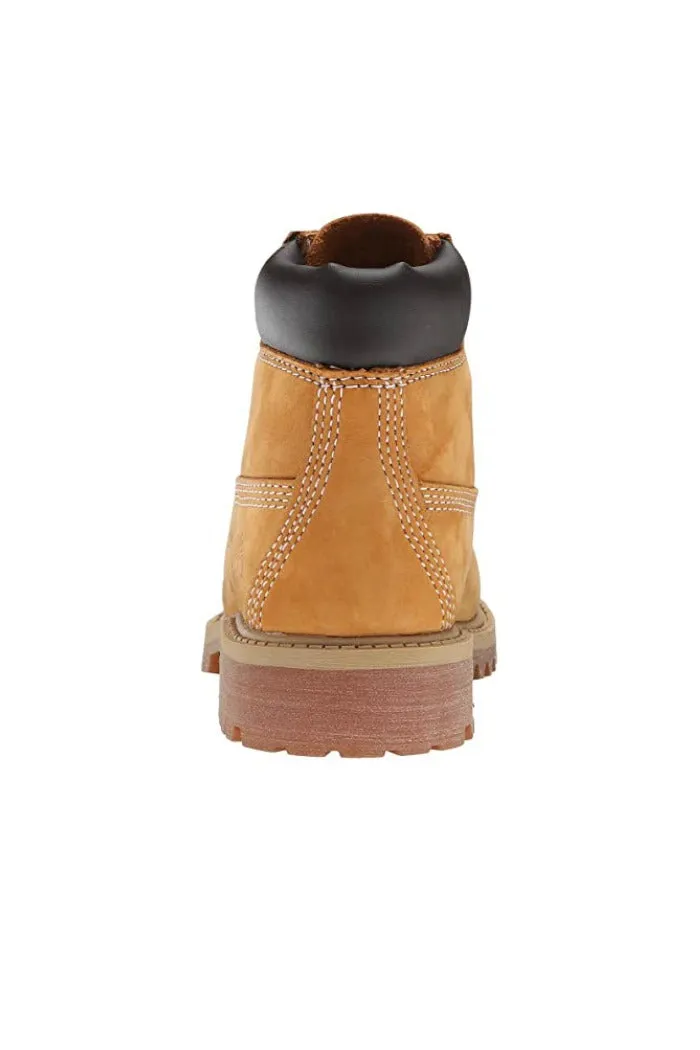 TIMBERLAND JUNIORS 6 INCH CLASSIC BOOT IN WHEAT- WIDE WIDTH
