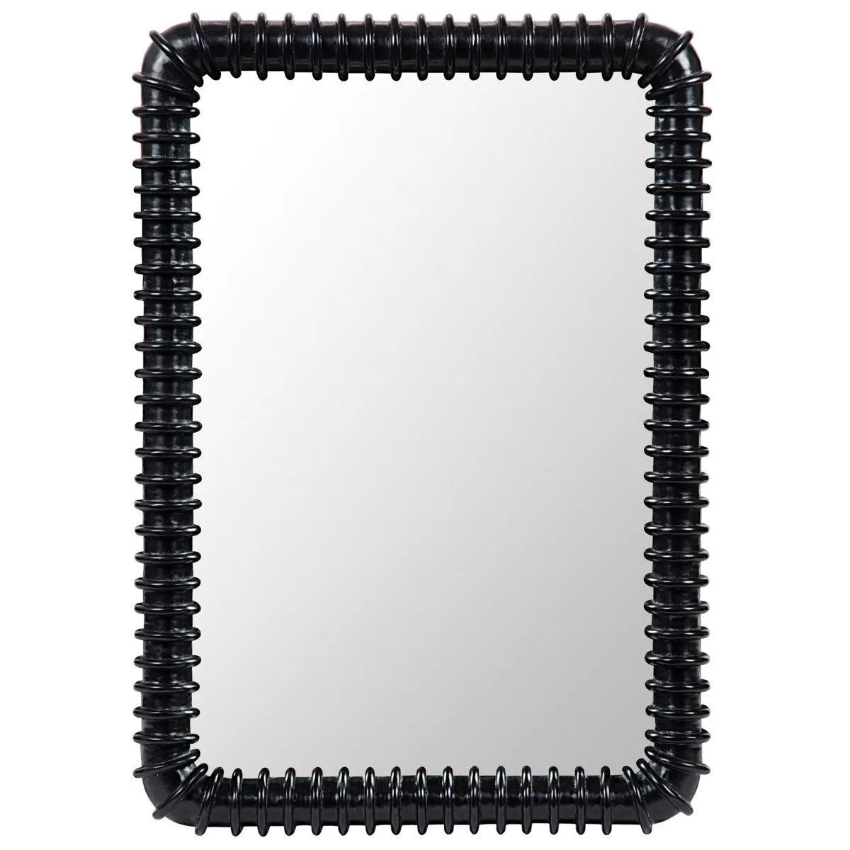 Toshi Mirror, Hand Rubbed Black