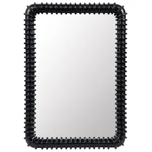Toshi Mirror, Hand Rubbed Black