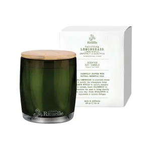 Urban Rituelle - Flourish - Scented Soy Candle 400g - Lemongrass Blend