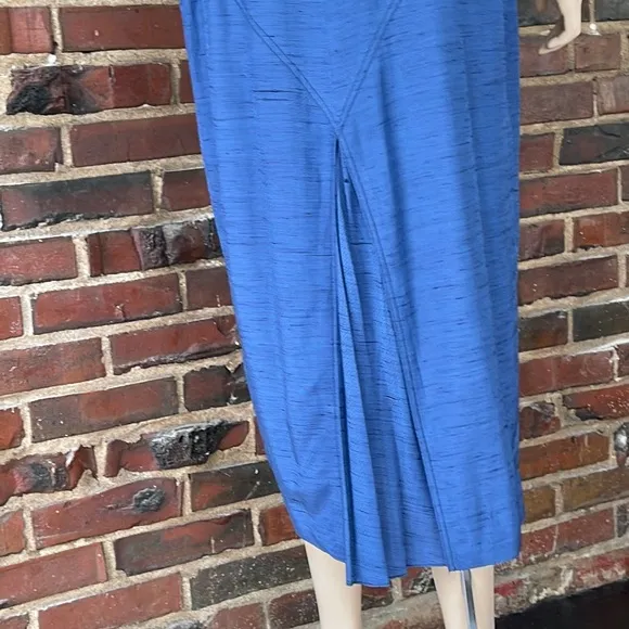 Vintage Tahari Blue Sleek Coat Dress