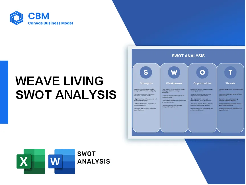 WEAVE LIVING SWOT ANALYSIS