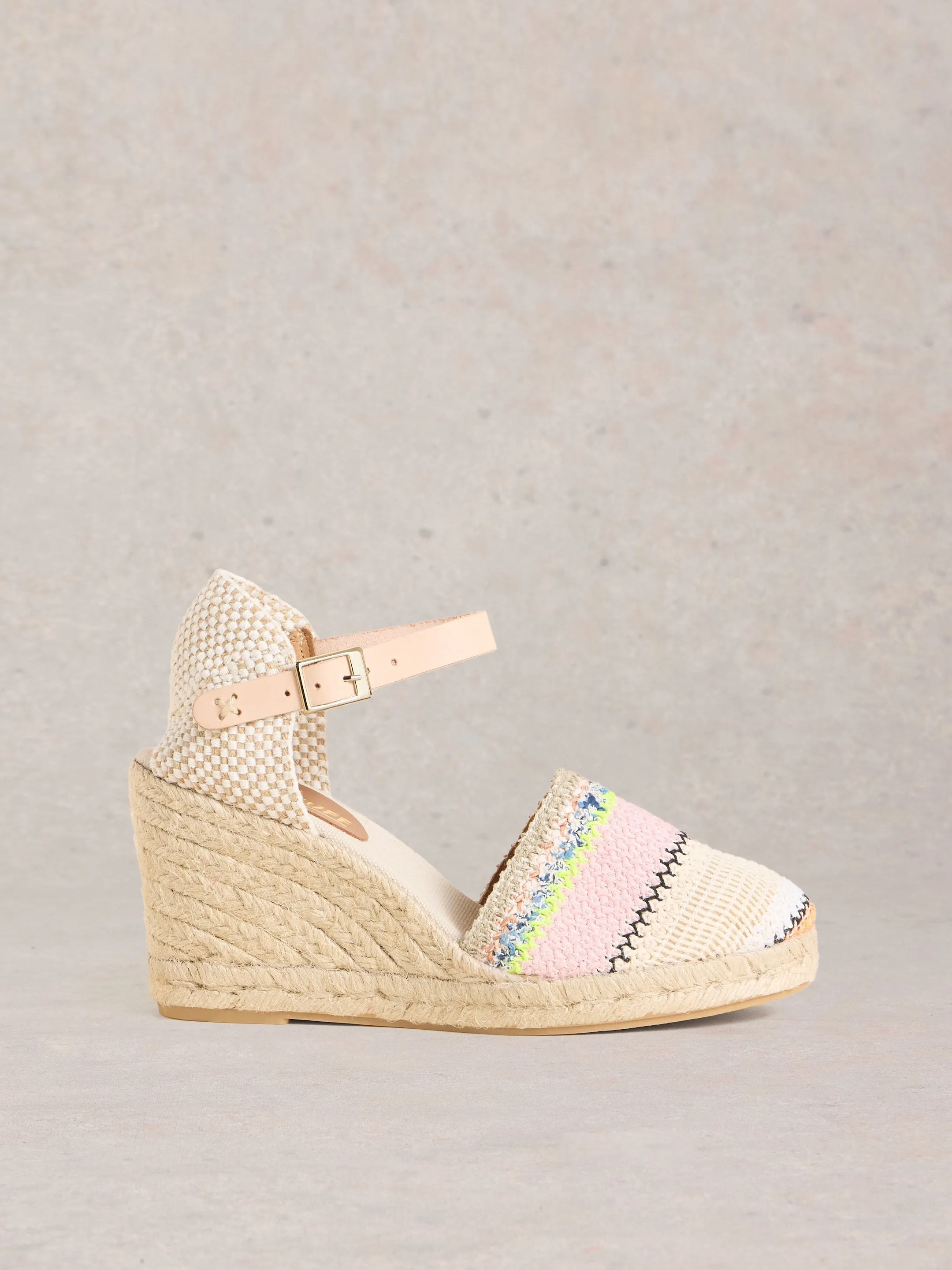 White Stuff Crochet Espadrille Wedge