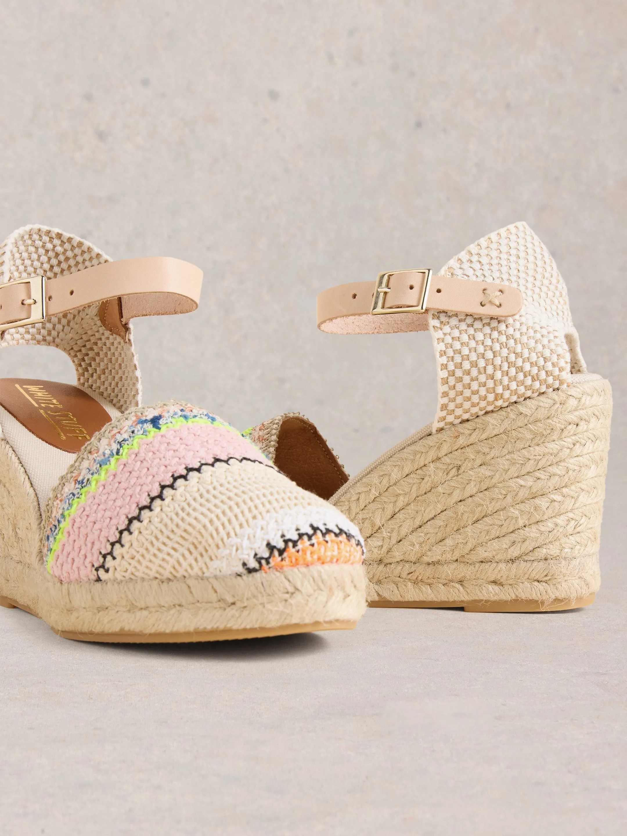 White Stuff Crochet Espadrille Wedge