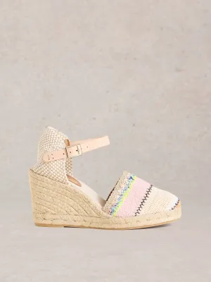 White Stuff Crochet Espadrille Wedge