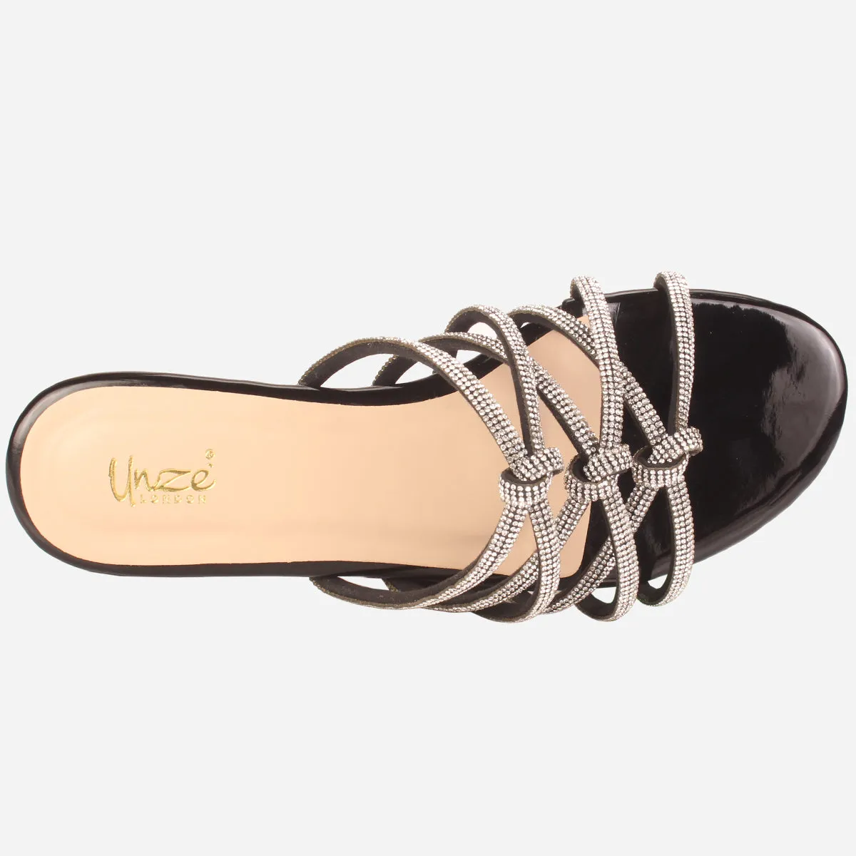 Women "JULIZ" Summer Decorated Flat Slippers