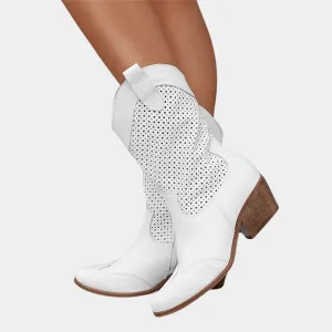 Women's Leather Cowgirl Boots