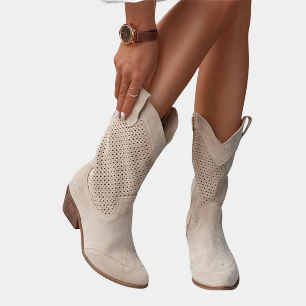 Women's Leather Cowgirl Boots