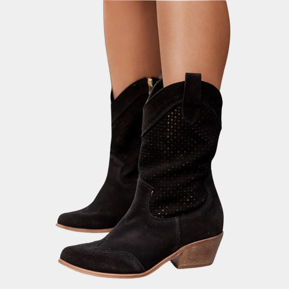 Women's Leather Cowgirl Boots