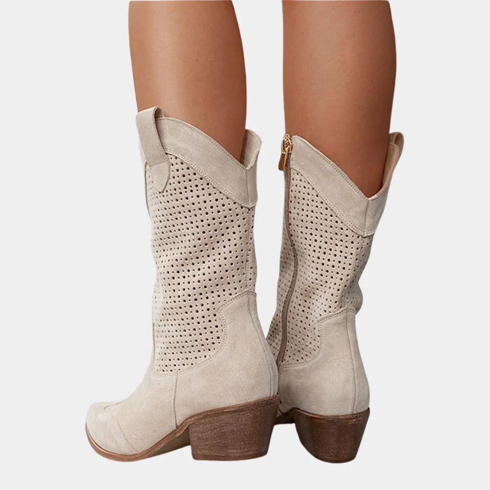 Women's Leather Cowgirl Boots