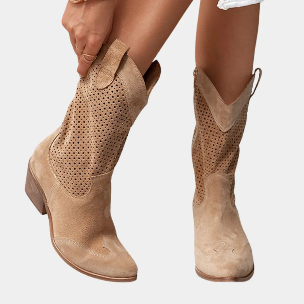 Women's Leather Cowgirl Boots