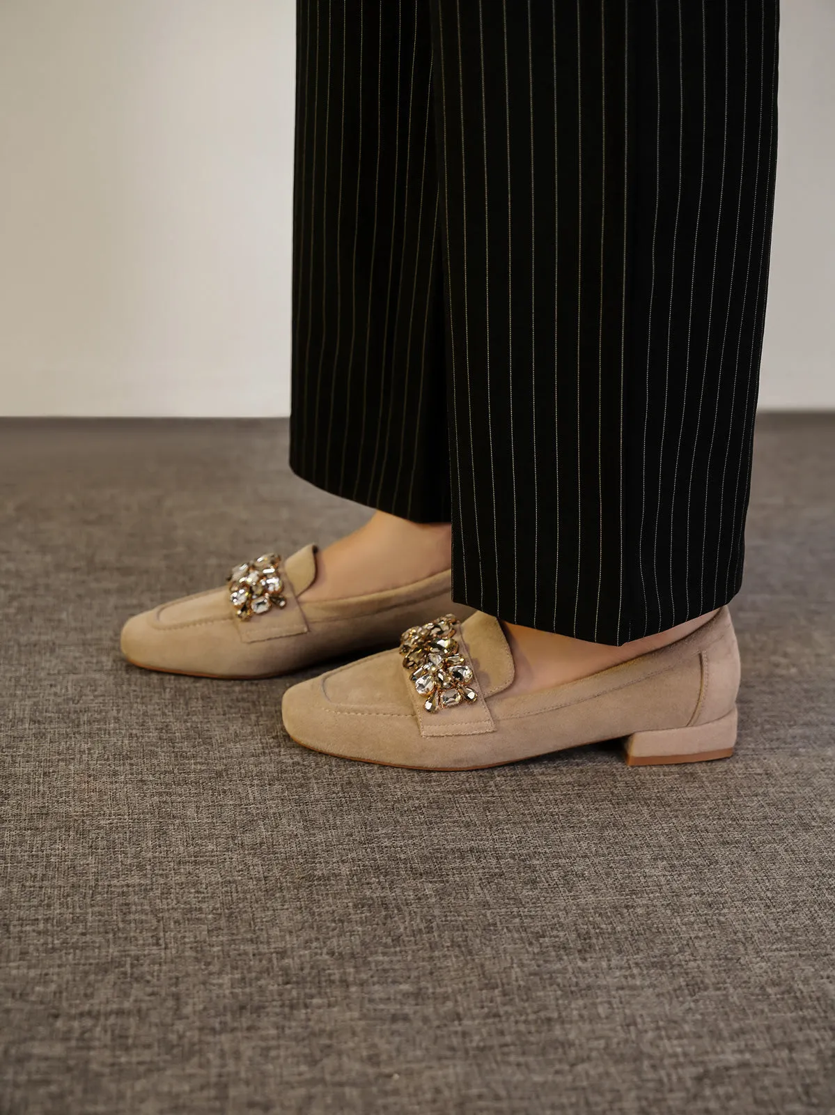 Womens "AVALOS" Comfy Slip On Ballerinas
