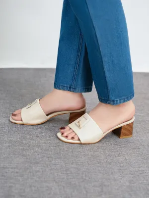 Womens "CINZIA" Open Toe Heeled Sandals