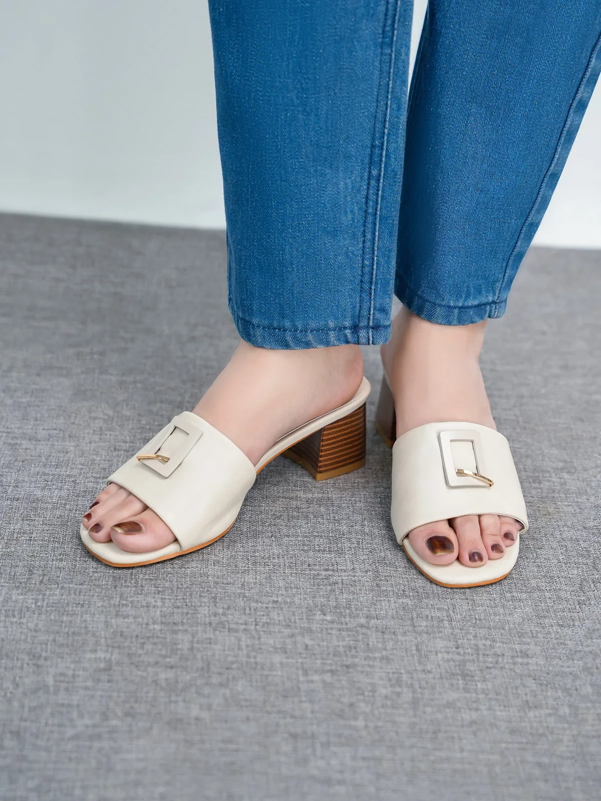 Womens "CINZIA" Open Toe Heeled Sandals