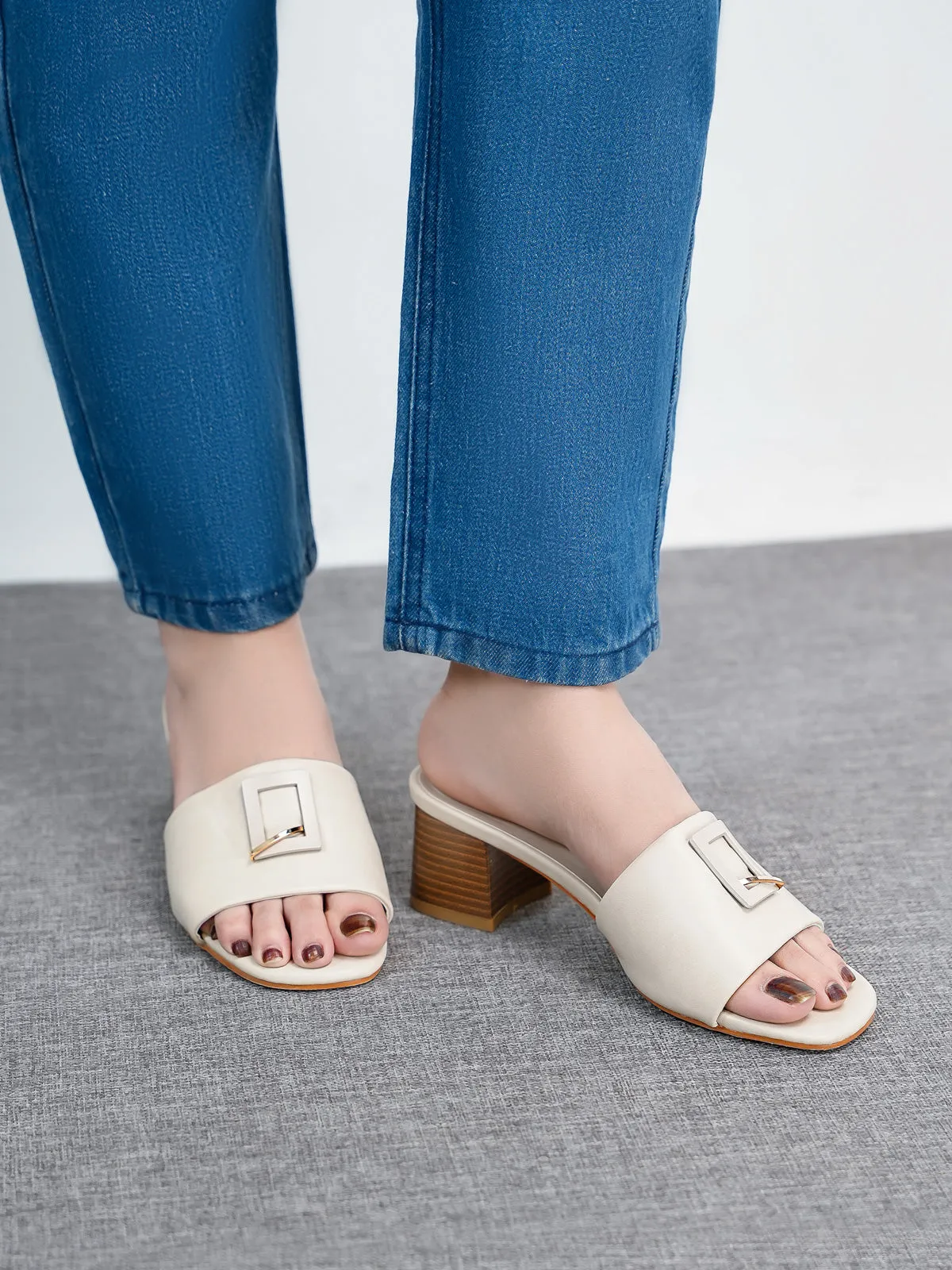 Womens "CINZIA" Open Toe Heeled Sandals