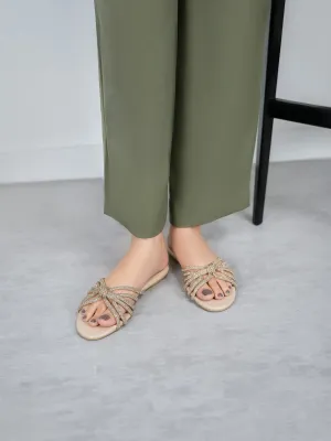 Womens "GLABELLA" Comfy Evening Slippers