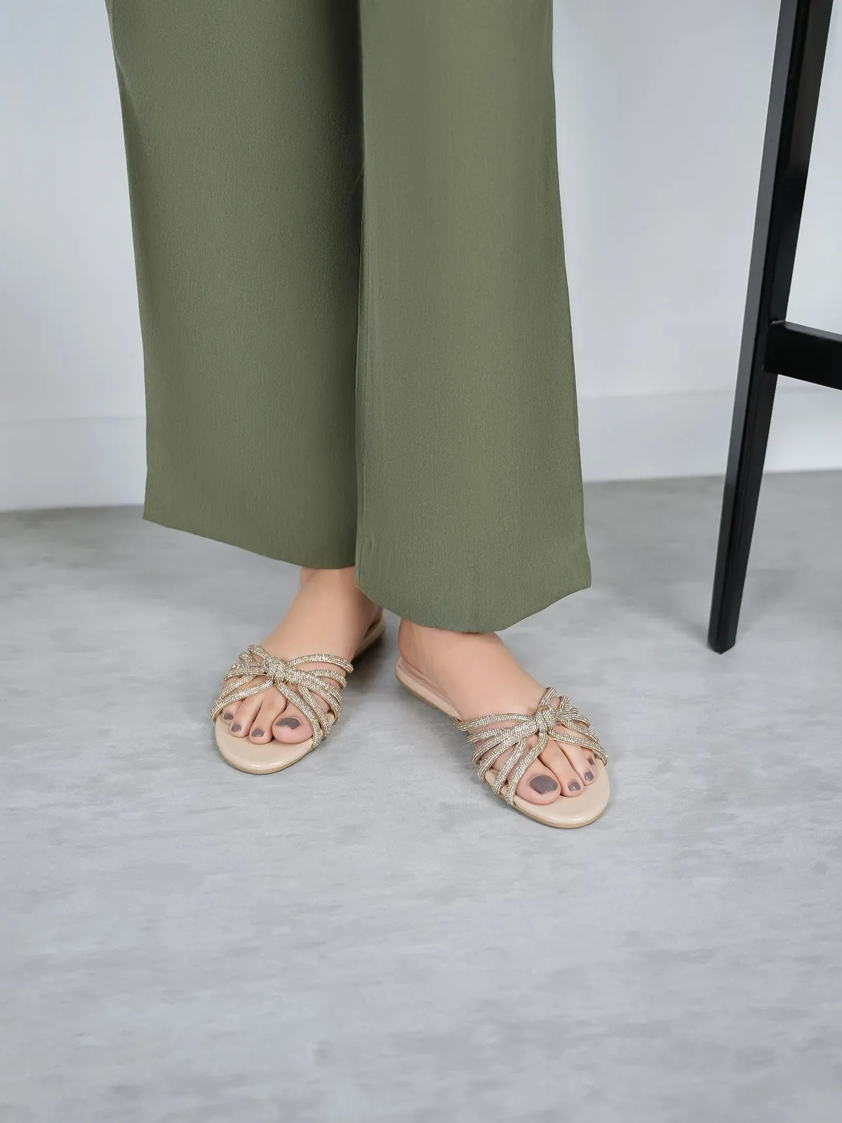 Womens "GLABELLA" Comfy Evening Slippers