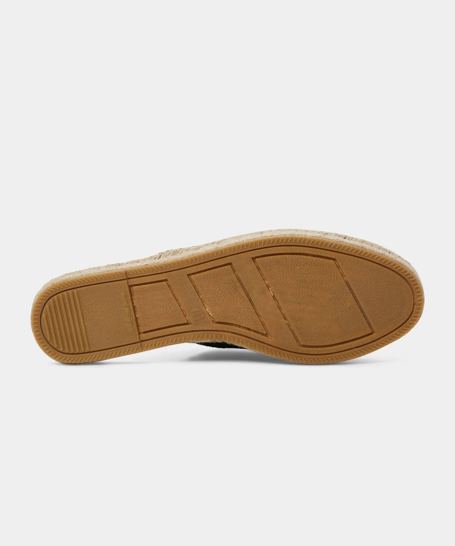 Woven Leather Espadrille Mule